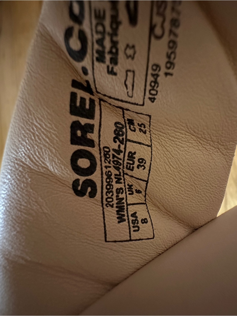 Sorel Women's Pale Blush Padded Slide Sandals Sz 8 - Picture 8 of 8